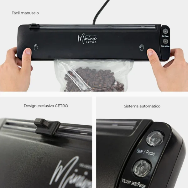 Seladora a Vácuo FKJ – Conserve Alimentos com Mais Frescor e Durabilidade! - Imagem 5