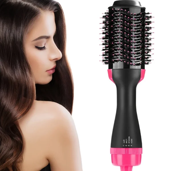 Escova Secadora Alisador Elétrica Quente Cabelo - Imagem 4