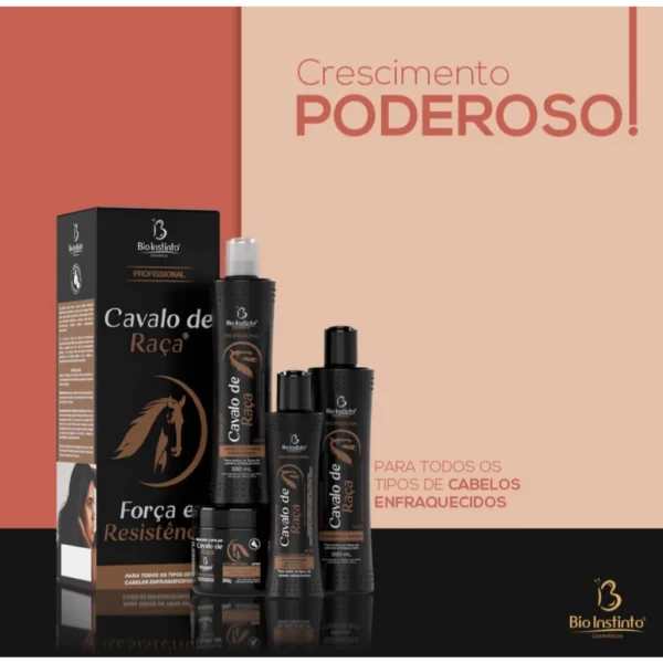 Kit Cavalo de Raça Queda e fortalecimento dos fios e crescimento. - Imagem 4