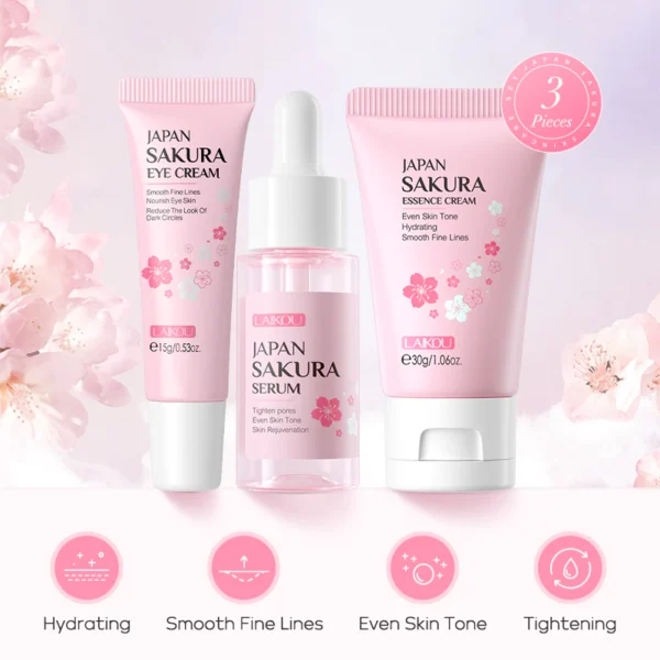 LAIKOU Sakura Skin Care Soro Facial Clarear Manchas