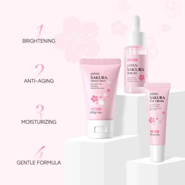 LAIKOU Sakura Skin Care Soro Facial Clarear Manchas - Imagem 7