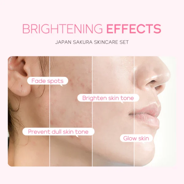 LAIKOU Sakura Skin Care Soro Facial Clarear Manchas - Imagem 6
