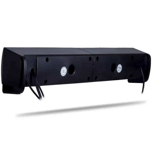 Caixa De Som Subwoofer Soundbar Portátil Para Computador Notebook Pc Gamer Celular Usb P2 - Imagem 3