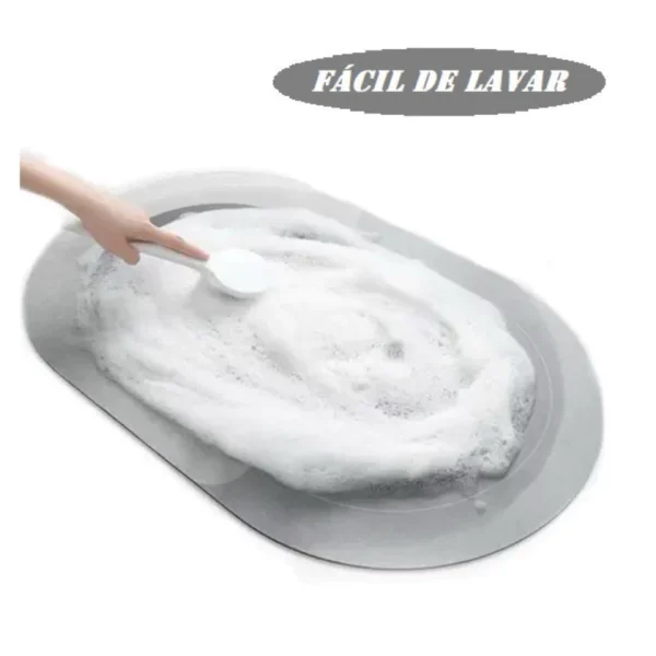 Kit 4 Tapete Absorvente Antiderrapante Para Banheiro/Porta De Entrada - Imagem 6